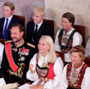 31. august: Hele Kongefamilien var til stede da Prinsesse Ingrid Alexandra blir konfirmert i Slottskapellet. Se eget fotoalbum under kategorien Begivenheter". Foto: Lise Åserud, NTB scanpix